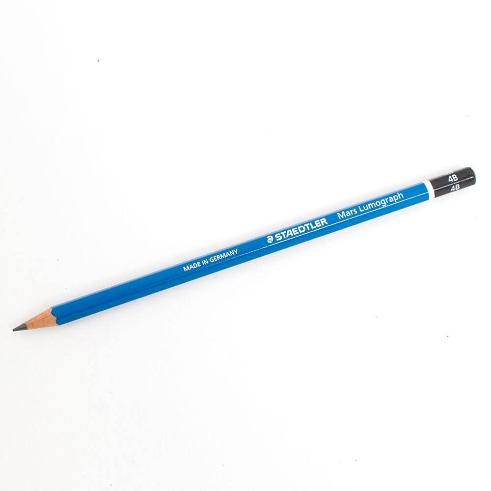 Staedtler, Blue, Pencils, Art & School, Lumograph, Graphite, 41871, 4B